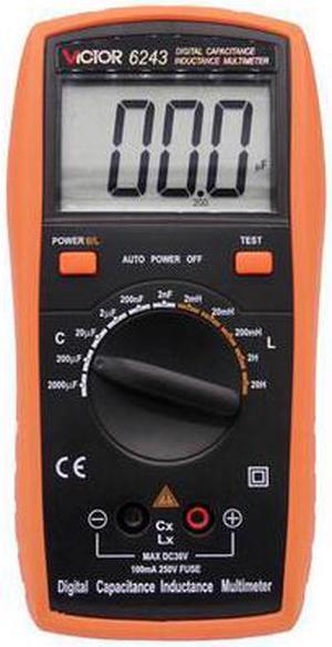 Victor VC6243 Professional Victor Inductance CAPACITANCE LCR Meter Digital Multimeter Resistance Meter Null