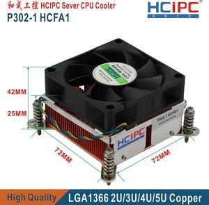 HCIPC P302-1 HCFA1 LGA1366 Cooling Fan & Heatsinks,CPU Cooler, LGA1366 Copper CPU Cooler,Server Cooler,2U CPU Cooler, Cooling