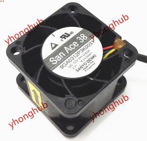 DENKI 9GA0312P3K0031 San Ace 38 DC 12V 0.62A 38x38x28mm Server Cooling Fan