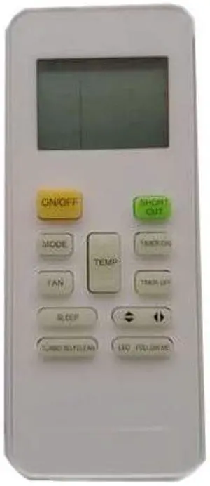 Replacement Remote Control for Pioneer WYQ018GMFI22RL RG52A1/BGEFU1 WYB036GMFIM4AD CB036GMFILCFHD UB036GMFILCFHD WYS024GMFI22RL AC A/C Air Conditioner