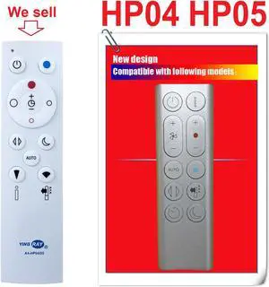 (A4-HP04/05) Replacement DYSON Remote Control for DYSON Pure Hot+Cool HP04 HP05 ( Air Purifier Heater and Fan )