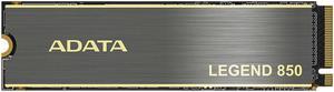 ADATA LEGEND 850 2TB M.2 2280 PCIe Gen4x4 Internal Solid State Drive | PS5 Compatible - SMI XM2269XT | Up to 5000 MBps - Grey/Gold SSD | 1PK - 1500 TBW