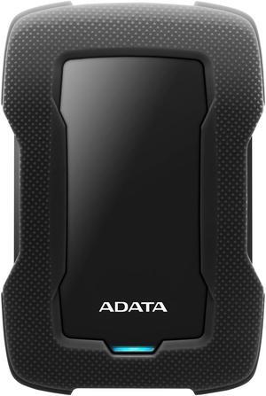 ADATA Durable Series HD330: 4TB Black External USB 3.1 Portable Hard Drive Gaming Console Compatible