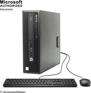 Grade A HP ProDesk 600 G2 Small Form Factor PC, Intel Core I5-6500 3.2Ghz, 8G DDR4, 256 GB SSD, DP, VGA, 4K Support, Keyboard & Mouse, Windows 10 Pro 64 Bit-Multi-Language(EN/ES/FR)