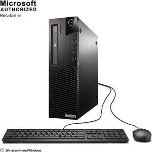 Grade A Lenovo ThinkCentre M93P Small Form Factor PC, Intel Quad Core I7-4770 3.4Ghz, 16G DDR3, 512G SSD, DVDRW, DP, 4K Support, Keyboard & Mouse, Windows 10 Pro 64 Bit-Multi-Language(EN/ES/FR)
