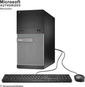 Grade A Dell OptiPlex 3020 Minitower PC, Intel Quad Core I5-4570 3.2Ghz, 8G DDR3, 512G SSD, DVD, DP, 4K Support, WiFi, Bluetooth 4.0, Keyboard & Mouse, Windows 10 Pro 64 Bit-Multi-Language(EN/ES/FR)