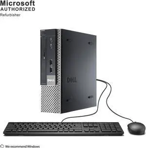 Grade A Dell OptiPlex 990 USFF PC, Intel Quad Core I5-2400S 2.5Ghz, 8G DDR3, 512G SSD, DP, VGA, WiFi, Bluetooth 4.0, Keyboard & Mouse, Windows 10 Pro 64 Bit-Multi-Language(EN/ES/FR)