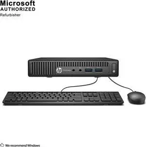 Grade A HP ProDesk 400 G2 Desktop Mini PC, Intel Quad Core I5-6500T 2.5Ghz, 16G DDR4, 512G SSD, DP, 4K Support, WiFi, Bluetooth 4.0, Keyboard & Mouse, Windows 10 Pro 64 Bit-Multi-Language(EN/ES/FR)