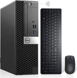 Dell OptiPlex 7060 Windows 11 Pro Desktop Computer SFF, Intel 8th Gen i5-8500 Hexa Core,16GB DDR4 Ram 512GB NVMe M.2 SSD, AX210 Built-in WIFI 6E & Bluetooth 5.2,New Wireless Keyboard & Mouse