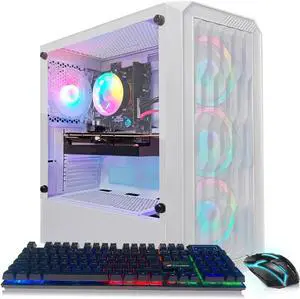 STGAubron Gaming PC Desktop, Radeon RX 580 8G GDDR5, Intel Core i5-9400F up to 4.1GHz, 16G DDR4, 1T SSD, 600M WiFi, BT 5.0, RGB Fan x 4, Windows 11 Home STGAubron Gaming PC Desktop, Radeon RX 580 8G GDDR5, Intel Core i5-9400F up to 4.1GHz, 16G DDR4, 1T SSD, 600M WiFi, BT 5.0, RGB Fan x 4, Windows 11 Home