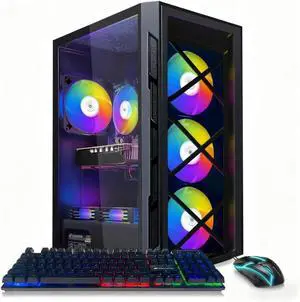 STGAubron Gaming PC Computer Desktop, GeForce GTX 1660 Super 6G, Core i7 up to 3.9G, 16G RAM, 512G SSD, WiFi, BT 5.0, RGB Fan x6, Windows 11 Home STGAubron Gaming PC Computer Desktop, GeForce GTX 1660 Super 6G, Core i7 up to 3.9G, 16G RAM, 512G SSD, WiFi, BT 5.0, RGB Fan x6, Windows 11 Home