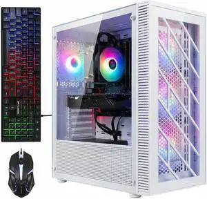 STGAubron Gaming PC Desktop Computer, Core i7 up to 3.9G, Radeon RX 470 8G, 16GB RAM, 512GB SSD, WiFi 6, BT 5.0, RGB Fan x 4, Windows 11 Home STGAubron Gaming PC Desktop Computer, Core i7 up to 3.9G, Radeon RX 470 8G, 16GB RAM, 512GB SSD, WiFi 6, BT 5.0, RGB Fan x 4, Windows 11 Home