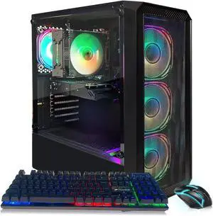 STGAubron Gaming PC Computer Desktop, 13th Gen Intel Core i5-13400F up to 4.6G, GeForce RTX 3050 6G, 16G DDR4, 512G SSD, RGB Fan x4, WiFi 6 & BT 5.2, Windows 11 Home STGAubron Gaming PC Computer Desktop, 13th Gen Intel Core i5-13400F up to 4.6G, GeForce RTX 3050 6G, 16G DDR4, 512G SSD, RGB Fan x4, WiFi 6 & BT 5.2, Windows 11 Home