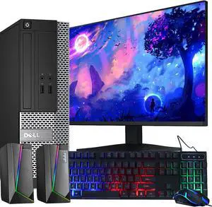 Dell Gaming OptiPlex Desktop RGB Computer PC, Core I5 up to 3.6GHz, 16GB RAM, 2TB HDD, 22 Inch HDMI Monitor, RGB Keyboard Mouse, WiFi, Windows 11 Pro Dell Gaming OptiPlex Desktop RGB Computer PC, Core I5 up to 3.6GHz, 16GB RAM, 2TB HDD, 22 Inch HDMI Monitor, RGB Keyboard Mouse, WiFi, Windows 11 Pro