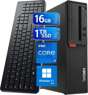 Lenovo ThinkCentre M710S Small Form Factor Desktop Computer, Core i7-6700 up to 4.0GHz, 16GB DDR4, 1TB Solid State Drive Lenovo ThinkCentre M710S Small Form Factor Desktop Computer, Core i7-6700 up to 4.0GHz, 16GB DDR4, 1TB Solid State Drive