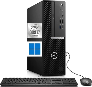 Dell OptiPlex 7080 Small Form Factor Desktop Computer, Core i7-10700 up to 4.8GHz, 8GB DDR4, 256GB Solid State Drive Dell OptiPlex 7080 Small Form Factor Desktop Computer, Core i7-10700 up to 4.8GHz, 8GB DDR4, 256GB Solid State Drive