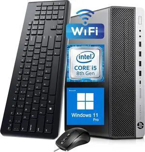 HP EliteDesk 800G4 Small Form Factor Desktop Computer, Core i5-8500 up to 4.1GHz, 8GB DDR4, 256GB Solid State Drive, Windows 11 Pro HP EliteDesk 800G4 Small Form Factor Desktop Computer, Core i5-8500 up to 4.1GHz, 8GB DDR4, 256GB Solid State Drive, Windows 11 Pro
