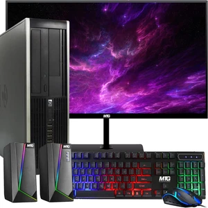 HP Elite Desktop Computer PC, 3.1 GHz, Intel Core i5, 16GB, RAM, 1TB HDD, New 22 inch LED Monitor, RGB Speaker and Keyboard Mouse, WiFi, Windows 11 HP Elite Desktop Computer PC, 3.1 GHz, Intel Core i5, 16GB, RAM, 1TB HDD, New 22 inch LED Monitor, RGB Speaker and Keyboard Mouse, WiFi, Windows 11