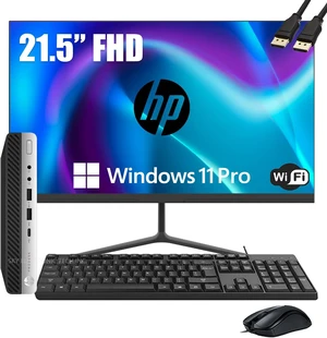 HP ProDesk 600 G3 Desktop Mini Business PC with 21.5" FHD Monitor, Intel Quad Core i5-6500T, 16GB DDR4 RAM, 256GB SSD, DisplayPort, WiFi, BT, Windows 11 Pro HP ProDesk 600 G3 Desktop Mini Business PC with 21.5" FHD Monitor, Intel Quad Core i5-6500T, 16GB DDR4 RAM, 256GB SSD, DisplayPort, WiFi, BT, Windows 11 Pro