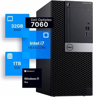 Dell Optiplex 7060 Tower Desktop Computer | Intel i7-8700 (3.4) | 32GB DDR4 RAM | 1TB SSD Solid State | Windows 11 Professional | Home or Office PC Dell Optiplex 7060 Tower Desktop Computer | Intel i7-8700 (3.4) | 32GB DDR4 RAM | 1TB SSD Solid State | Windows 11 Professional | Home or Office PC