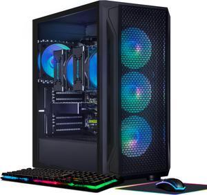 STGAubron Gaming PC Computer Desktop, Radeon RX 580 8G, Dual Intel i7 Xeon E5 up to 3.7GHz, 16G DDR4, 512G SSD, 600M WiFi, BT 5.0, RGB Fan x 4, RGB Mouse Pad, Windows 10 Pro