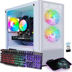 STGAubron Gaming PC Computer, Intel Core i7 8th Gen up to 4.1G, NVIDIA GeForce RTX 2060M 6G, 16GB DDR4 RAM, 1TB SSD, WiFi 6, BT 5.2, RGB Fan x3, Windows 11 Home