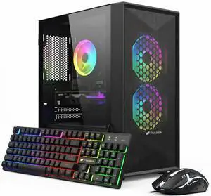 STGAubron Gaming PC Desktop Computer, Intel Core i5 up to 3.7GHz, GeForce RTX 2060 6G, 16G RAM, 512G SSD, WiFi 6, BT 5.0, RGB Fan x2, Windows 11 Home STGAubron Gaming PC Desktop Computer, Intel Core i5 up to 3.7GHz, GeForce RTX 2060 6G, 16G RAM, 512G SSD, WiFi 6, BT 5.0, RGB Fan x2, Windows 11 Home