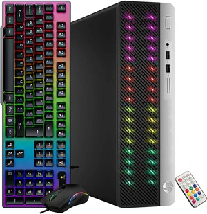 HP Gaming ProDesk Desktop RGB Computer PC, Core i3-8100 up to 3.6GHz, 16GB DDR4 RAM, 512GB SSD, WiFi HP Gaming ProDesk Desktop RGB Computer PC, Core i3-8100 up to 3.6GHz, 16GB DDR4 RAM, 512GB SSD, WiFi