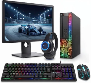 Dell OptiPlex 3020 RGB Desktop Computer PC with 24" FHD Monitor, Core i5 up to 3.6GHz, 16GB RAM, 512GB SSD, WiFi, RGB Keyboard & Mouse, RGB Headset, Windows 11 Pro (Refurbished) Dell OptiPlex 3020 RGB Desktop Computer PC with 24" FHD Monitor, Core i5 up to 3.6GHz, 16GB RAM, 512GB SSD, WiFi, RGB Keyboard & Mouse, RGB Headset, Windows 11 Pro (Refurbished)