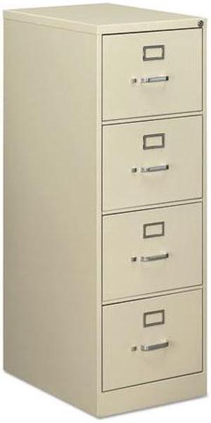 Four-Drawer Economy Vertical File Cabinet, Legal, 18 1/4w x 25d x 52h, Putty Four-Drawer Economy Vertical File Cabinet, Legal, 18 1/4w x 25d x 52h, Putty