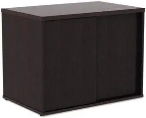 Alera Open Office Low Storage Cab Cred 29 1/2w x 19 1/8d x 22 7/8h Espresso LS593020ES