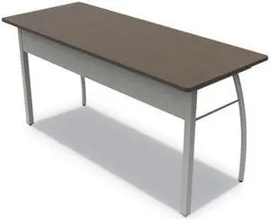 Linea Italia Trento Line Rectangular Desk 59 1/8w x 23 5/8d x 29 1/2h Cherry