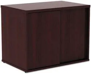 Alera - LS593020MY - Alera Open Office Low Storage Cab Cred, 29 1/2w x 19 1/8d x 22 7/8h, Mahogany