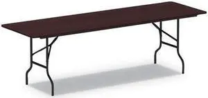Alera ALEFT729630MY Rectangular Wood Folding Table