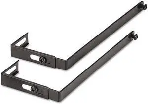 Adjustable Cubicle Hangers, Black, Set of Two Adjustable Cubicle Hangers, Black, Set of Two