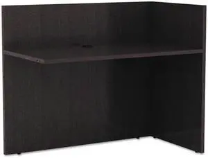 Alera Valencia Reversible Reception Return 44w x 23 5/8d x 41 1/2h Espresso