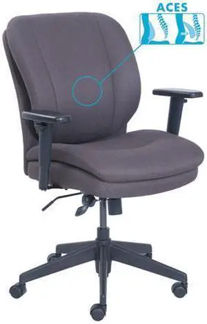 Serta 48967B Cosset Ergonomic Task Chair, Gray