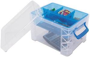 Advantus Box,Storage,5 Comp,Clr 37375