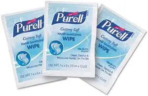Cottony Soft Individually Wrapped Sanitizing Hand Wipes, 5 x 7, 1000/Carton
