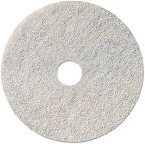 Niagara Natural White Burnishing Pad, 27" Diameter, White, 5/Carton