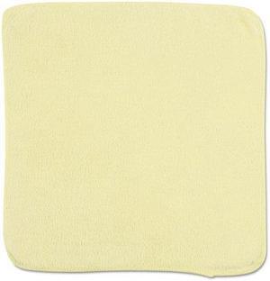 Microfiber Cleaning Cloths, 12 x 12, Yellow, 24/Bag