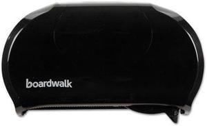 Boardwalk Standard Twin Toilet Tissue Dispenser, 13 X 8 3/4, Black 1502