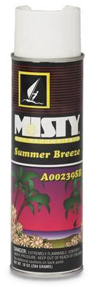 Handheld Air Deodorizer, Summer Breeze, 10oz Aerosol, 12/Carton