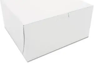 SCT Non-Window Bakery Boxes 8 x 8 x 4 White 250/Carton 0941