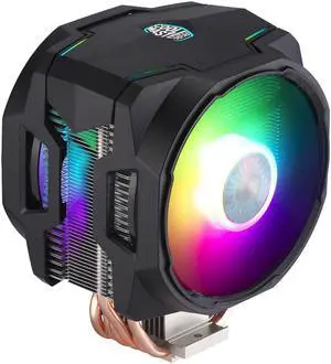 Cooler Master MasterAir MA610P ARGB CPU Air Cooler - with Addressable RGB Controller, Dual SickleFlow 120mm ARGB Fan, 6 CDC Heatpipes, ARGB LED Top Cover Cooler Master MasterAir MA610P ARGB CPU Air Cooler - with Addressable RGB Controller, Dual SickleFlow 120mm ARGB Fan, 6 CDC Heatpipes, ARGB LED Top Cover