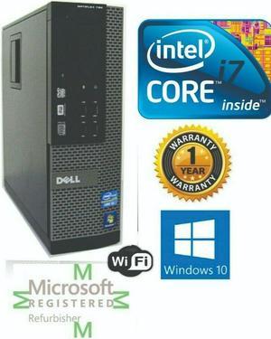 Desktop Desktop Computer Dell 7020 SFF Intel i7-4770 3.40GHz 16GB Ram  1TB HD Windows 10 Pro 64  Wi-Fi   - 1 YEAR WARRANTY