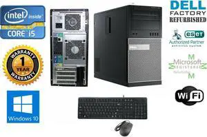 Desktop Computer Dell 9010 TOWER i5-3570 Quad 3.40GHz 4GB Ram 500GB SSD Windows 10 Pro 64 DVI - 1 YEAR WARRANTY Desktop Computer Dell 9010 TOWER i5-3570 Quad 3.40GHz 4GB Ram 500GB SSD Windows 10 Pro 64 DVI - 1 YEAR WARRANTY