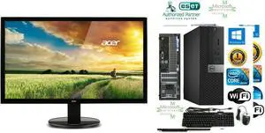 Dell 7040 PC SFF Intel i7 6700 3.40g 16GB NEW 1TB SSD Win 10 Pro HDMI 24" Monitor
1 year warranty