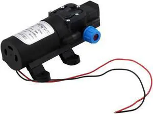 12V Durable Diaphragm Water Pump 30W 3L/min Self-Priming Camping Boating Built-in Check Valve Irrigation Watering Tools