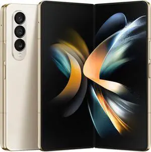 Samsung Galaxy Z Fold 4 5G - 512 GB - GSM CDMA Unlocked - Beige - Good Condition - 90 Day Warranty
